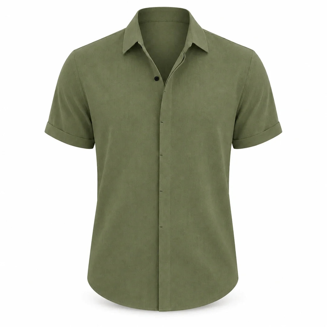 Camisa Manga Corta Relajada de Verano