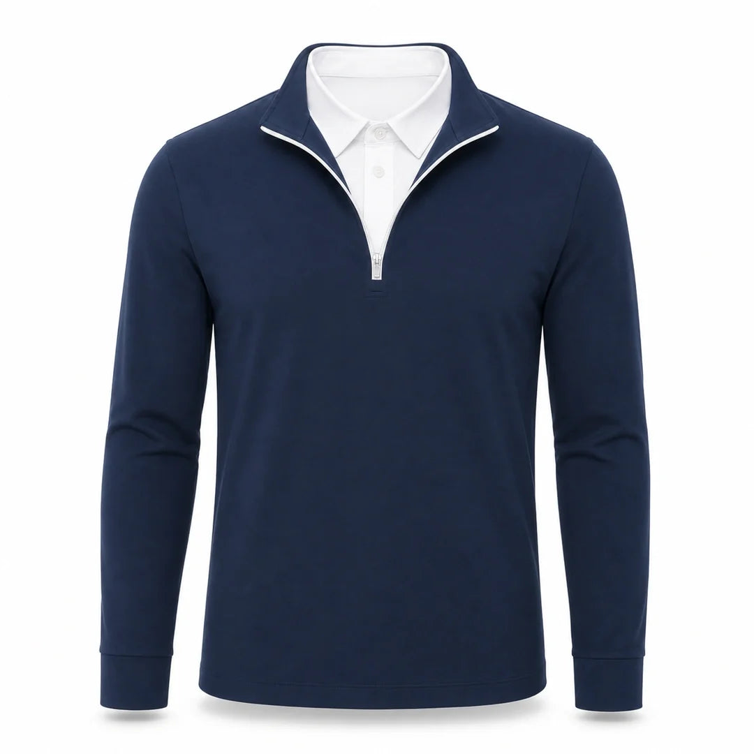 Polo Quarter-Zip 2 en 1 para Hombre