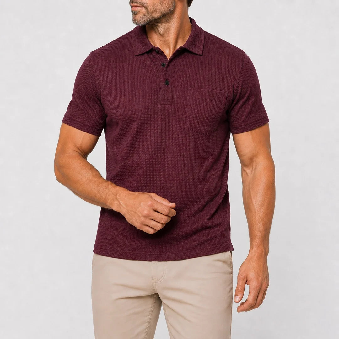 Playera Polo con Bolsillo para Hombre