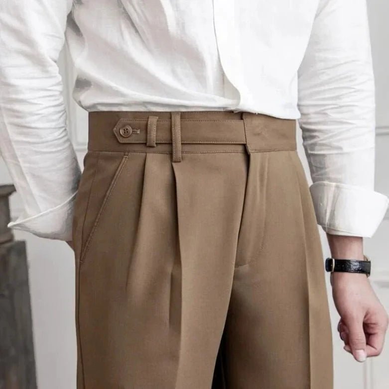 Pantalón de Vestir con Patrón Pata de Gallo