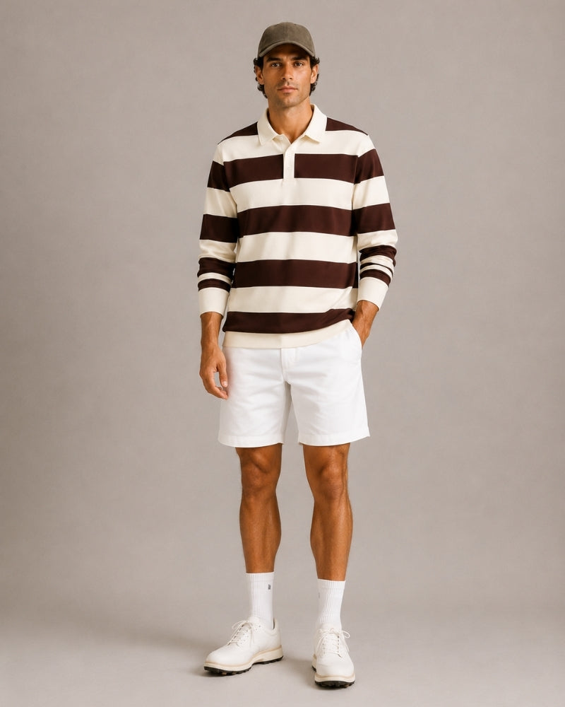 Polo Rugby de Rayas para Hombre
