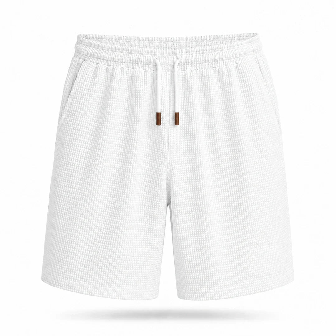 Short Casual de Tejido Waffle para Hombre