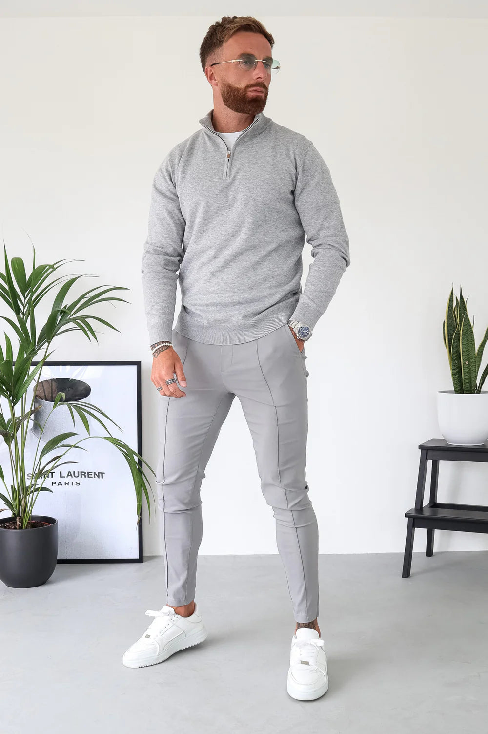 Suéter Half-Zip Versátil para Hombre