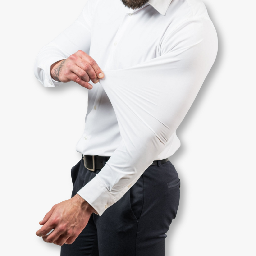Camisa de Vestir Elástica para Hombre