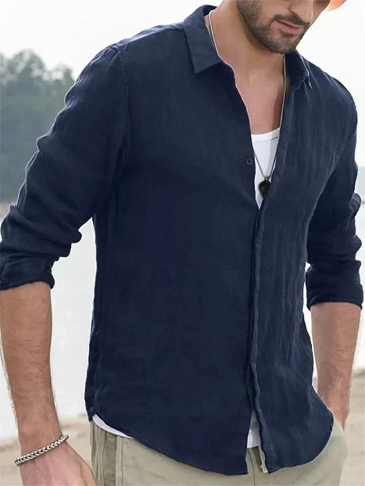Camisa de Lino Sostenible para Hombre