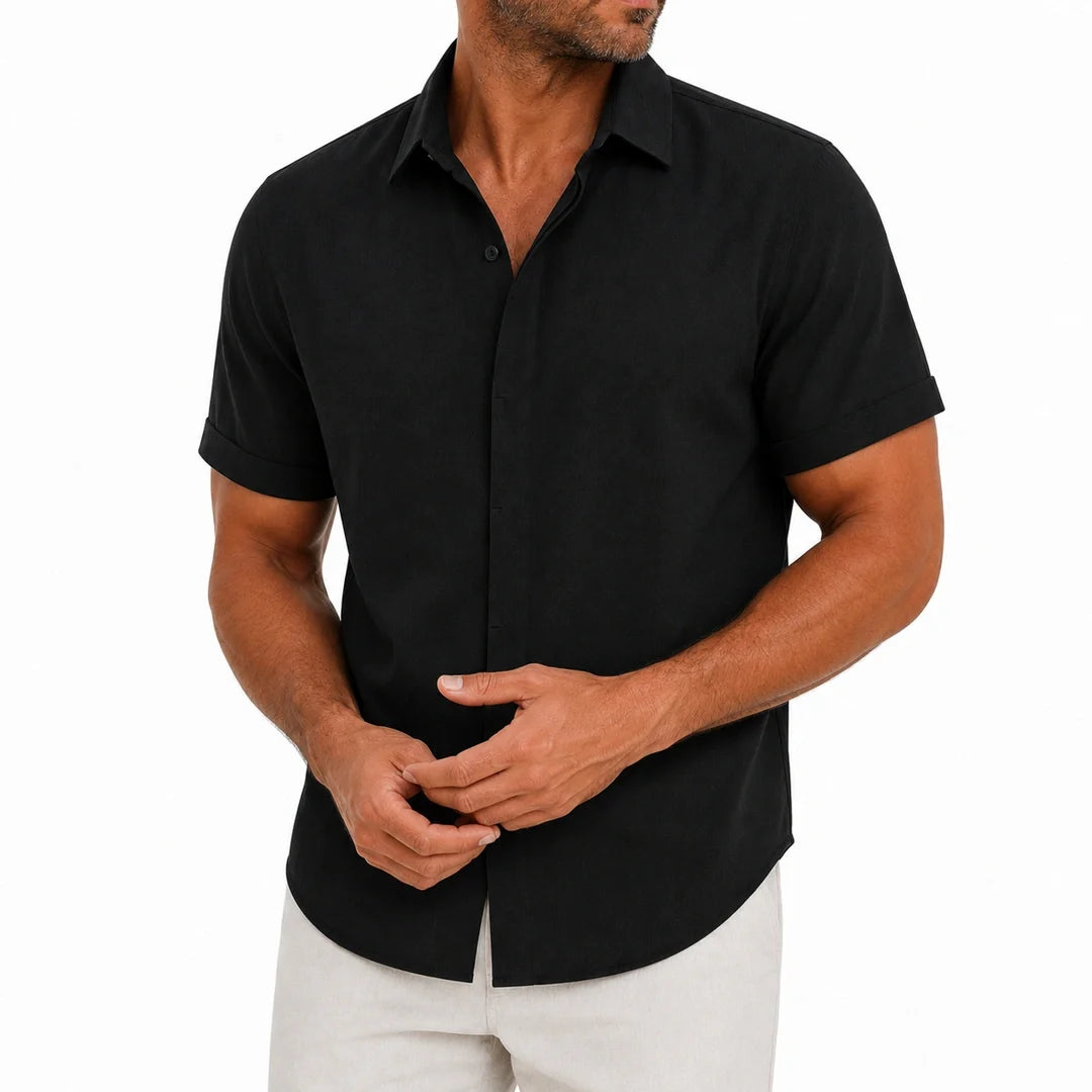 Camisa Manga Corta Relajada de Verano