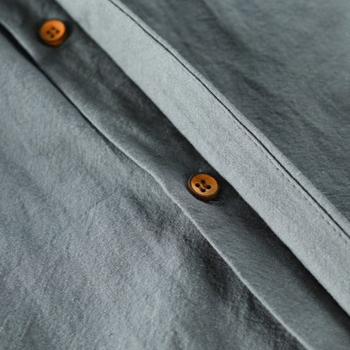 Camisa de Cuello Grandad para Hombre