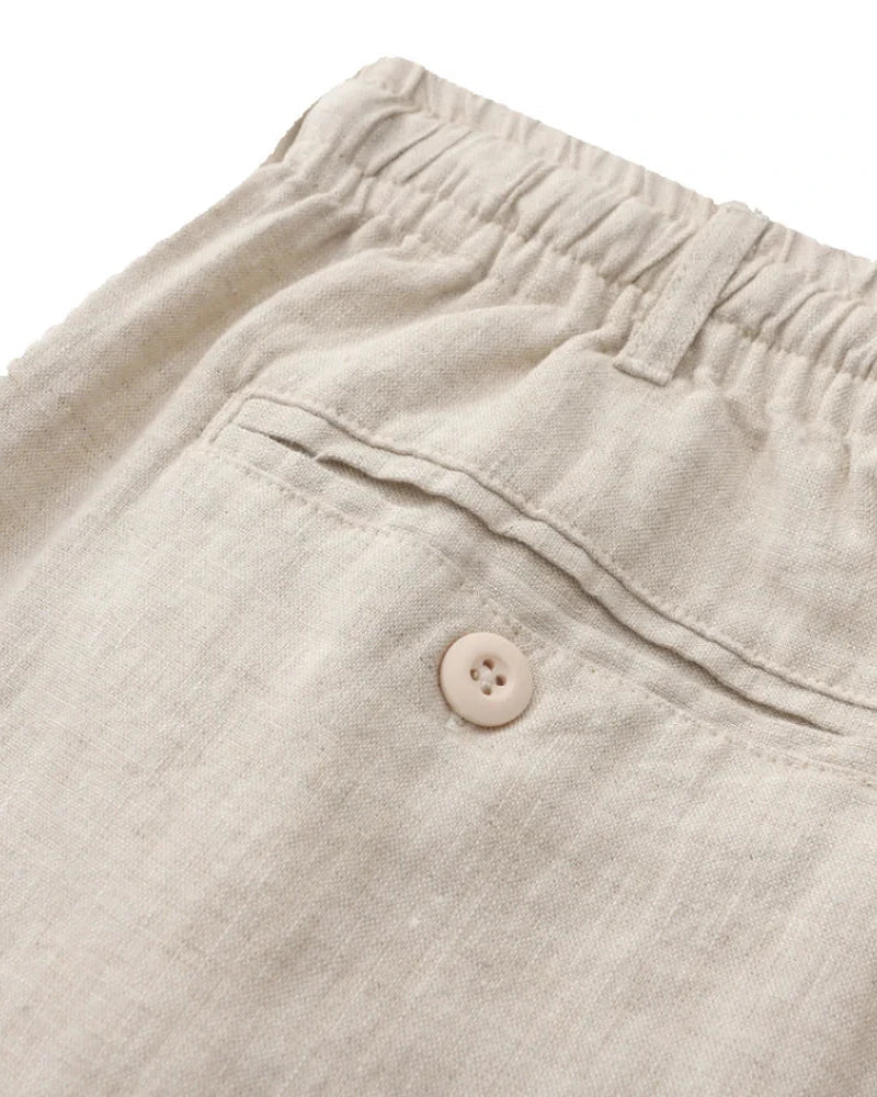 Set de Camisa y Short de Lino para Hombre