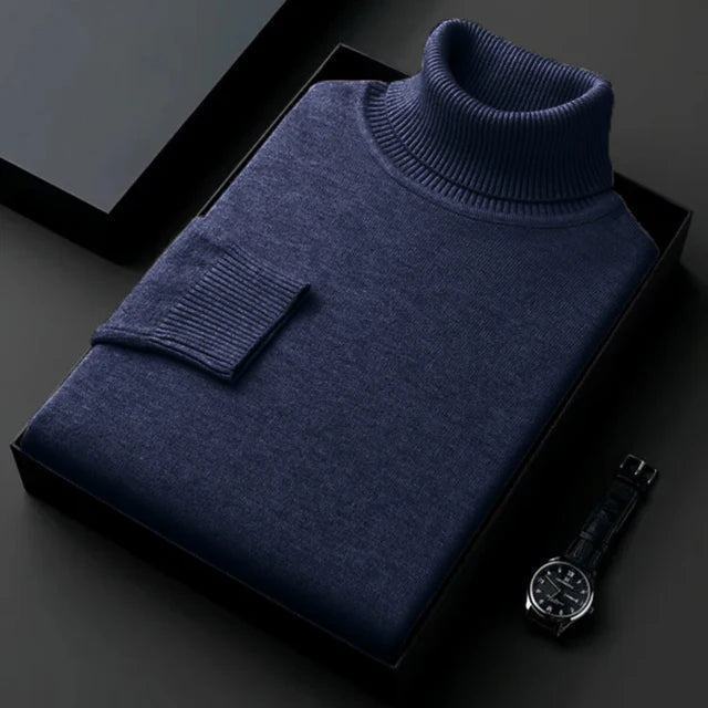 Suéter de Cuello Alto para Hombre