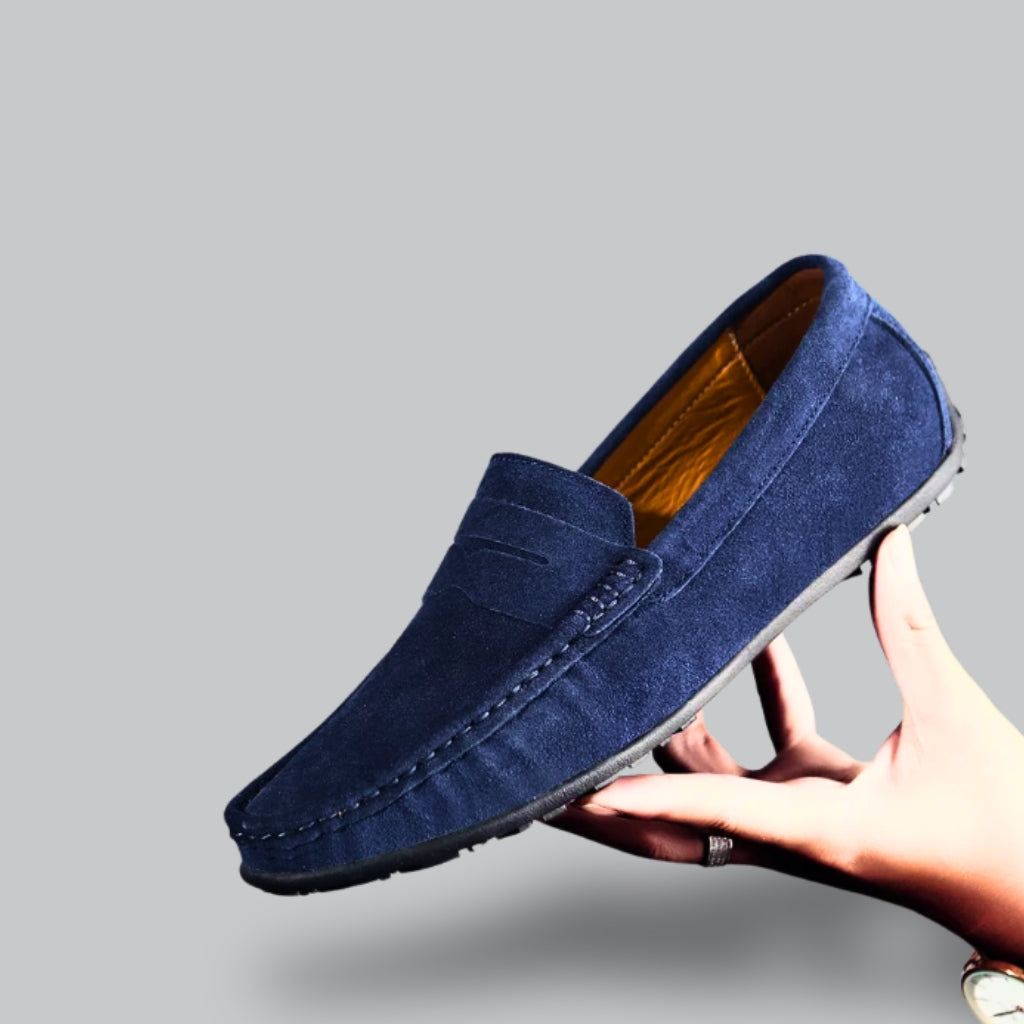 Mocasines de Gamuza Slip-On para Hombre