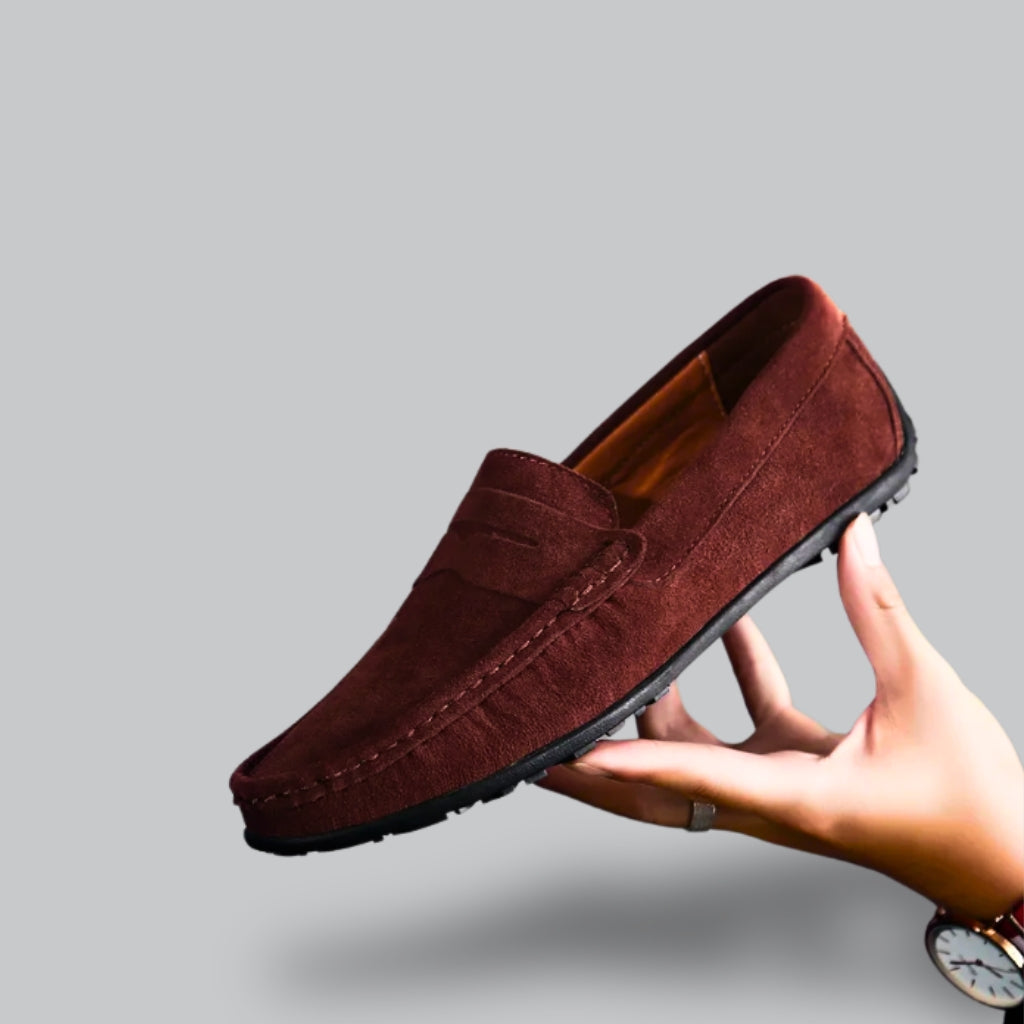 Mocasines de Gamuza Slip-On para Hombre
