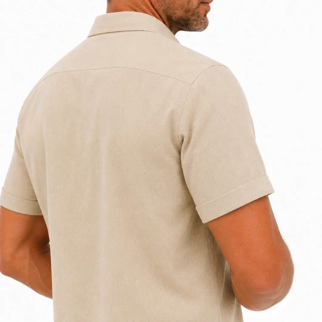 Camisa Manga Corta Relajada de Verano