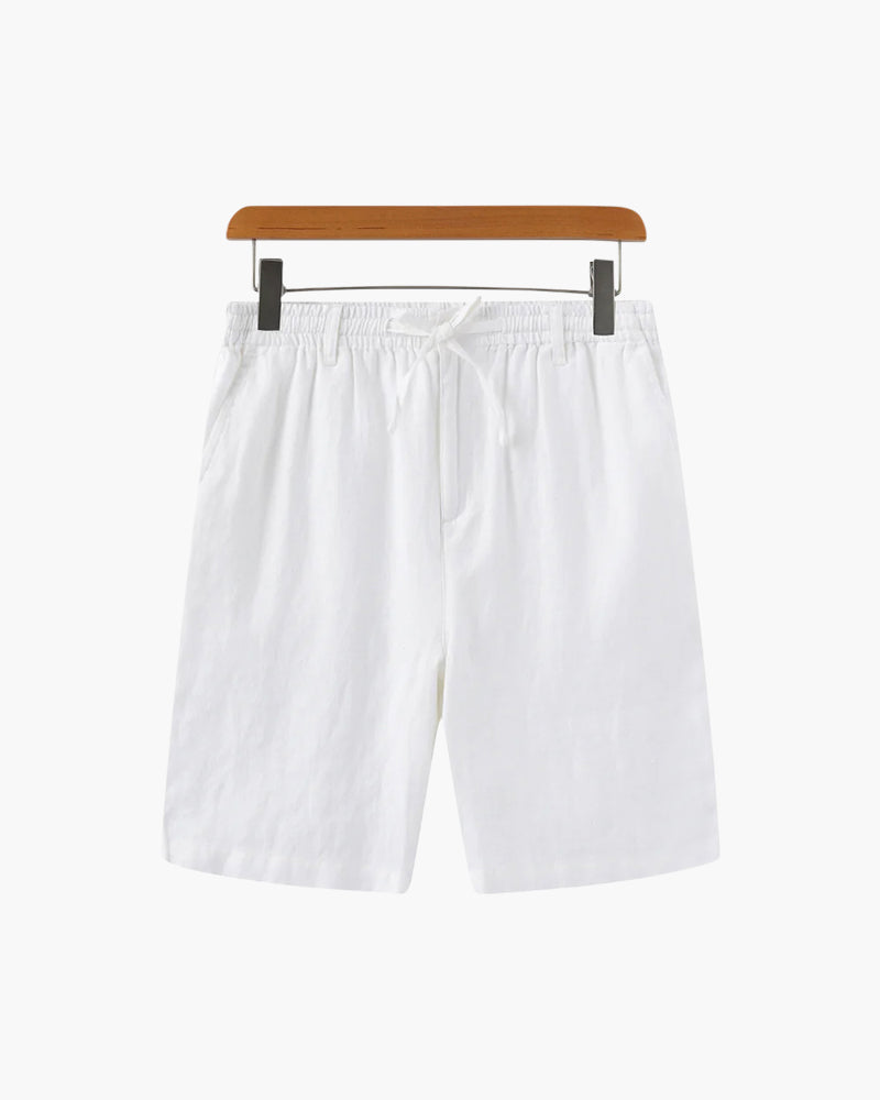 Set de Camisa de Lino, Short y Mocasines