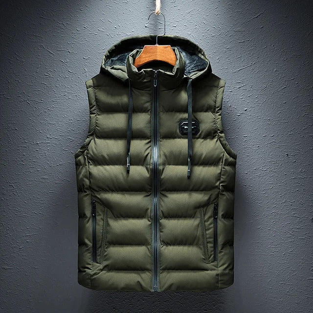 Chaleco con Capucha para Hombre