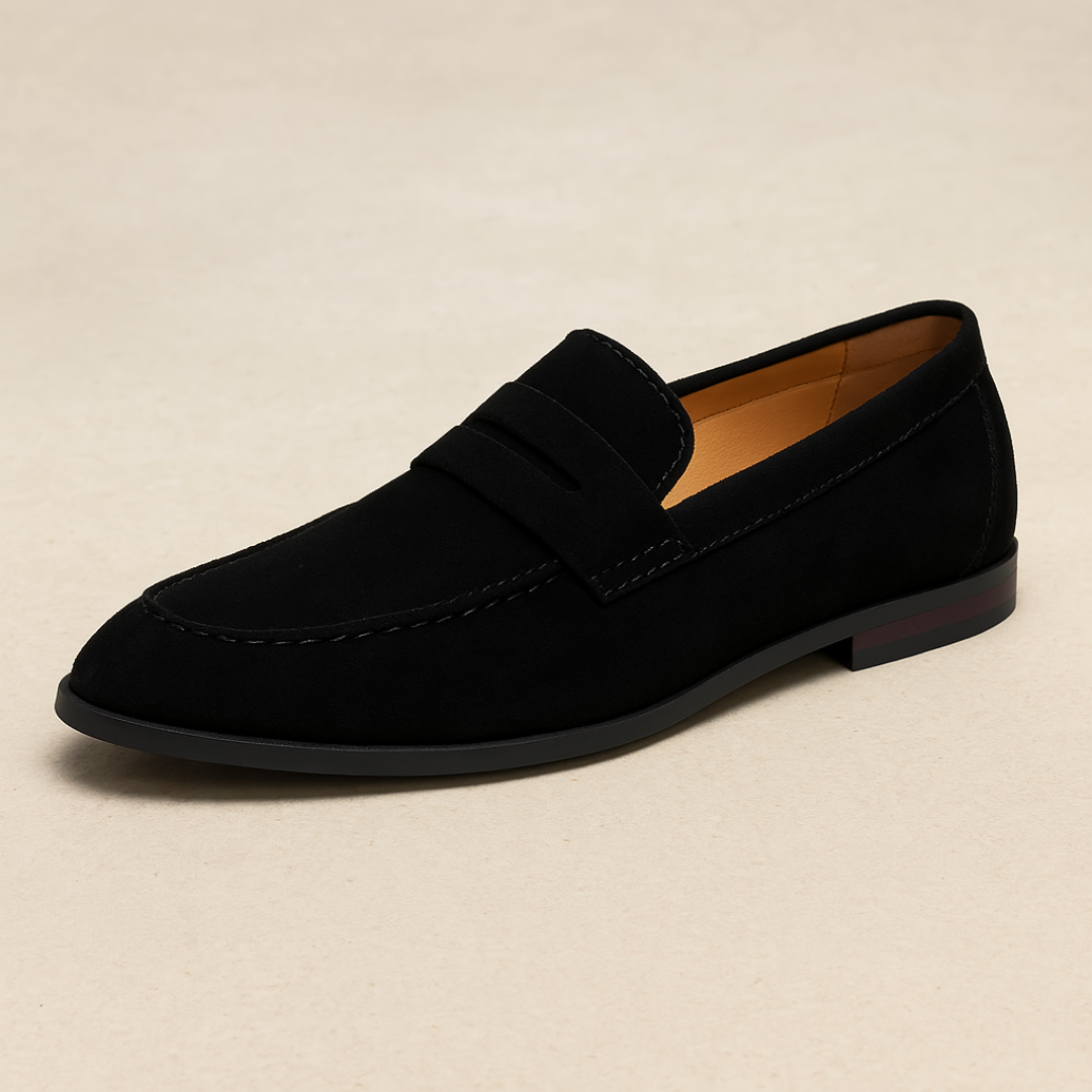 Mocasines de Gamuza con Correa para Hombre