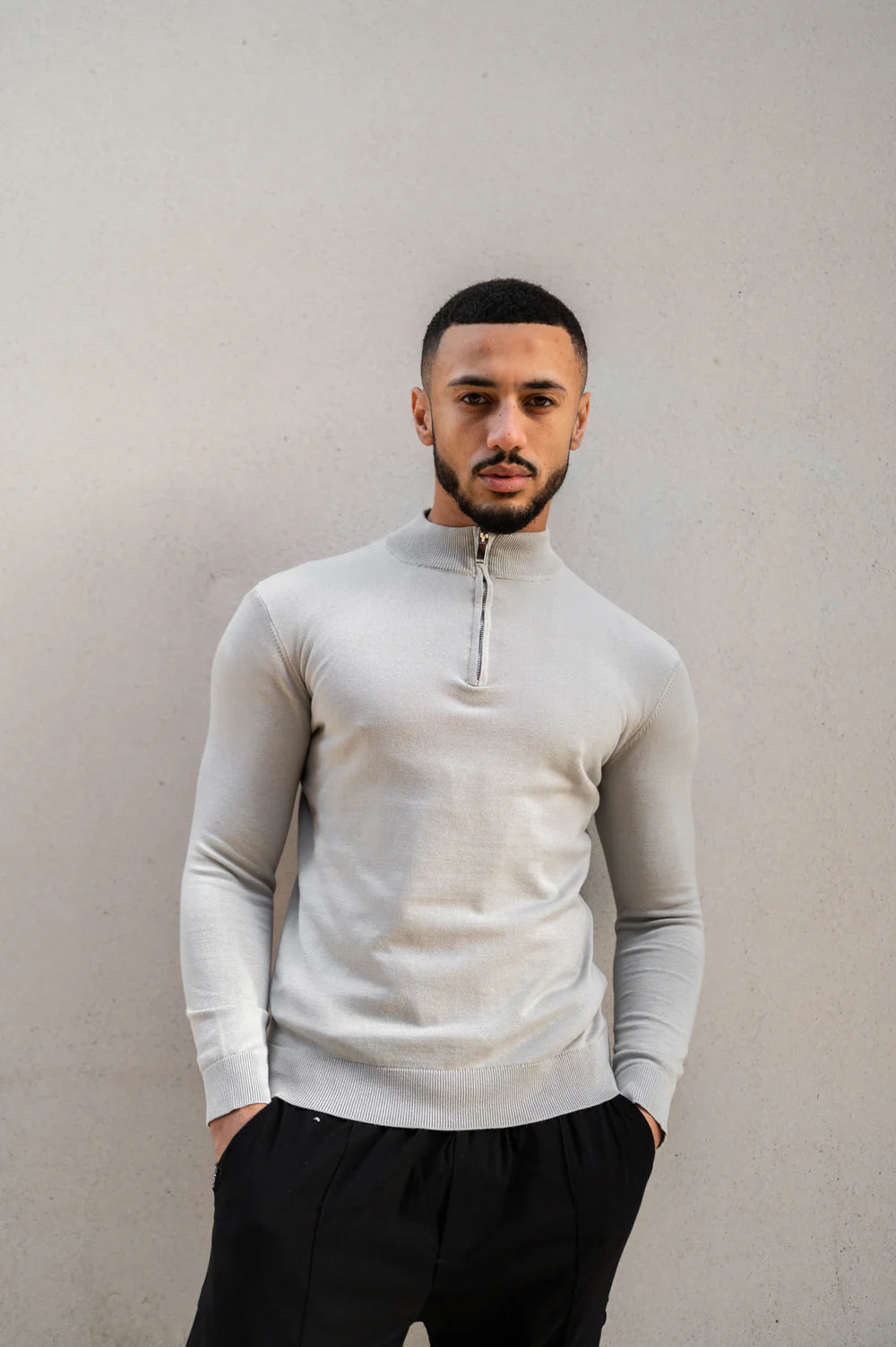 Suéter Half-Zip Versátil para Hombre
