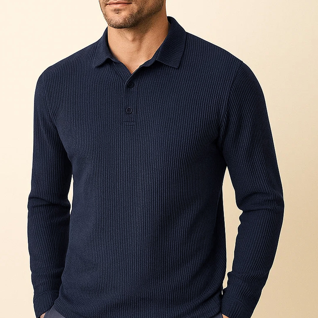 Playera Polo Manga Larga para Hombre