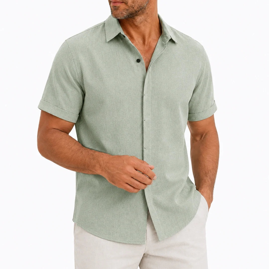 Camisa Manga Corta Relajada de Verano