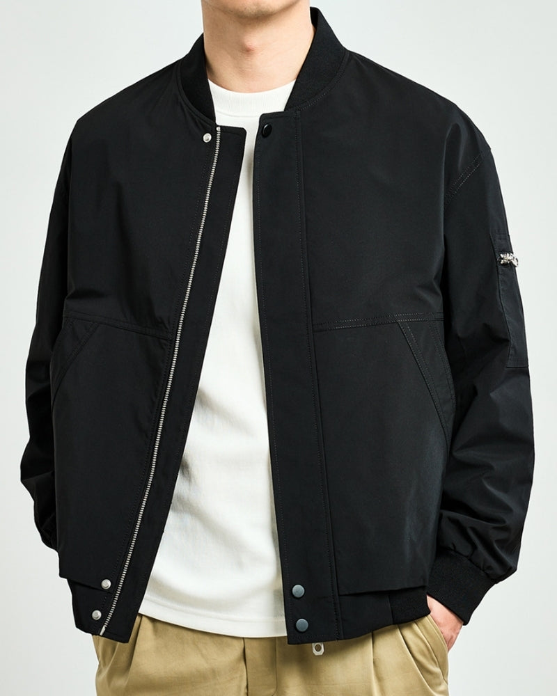 Chamarra Bomber Minimalista para Hombre