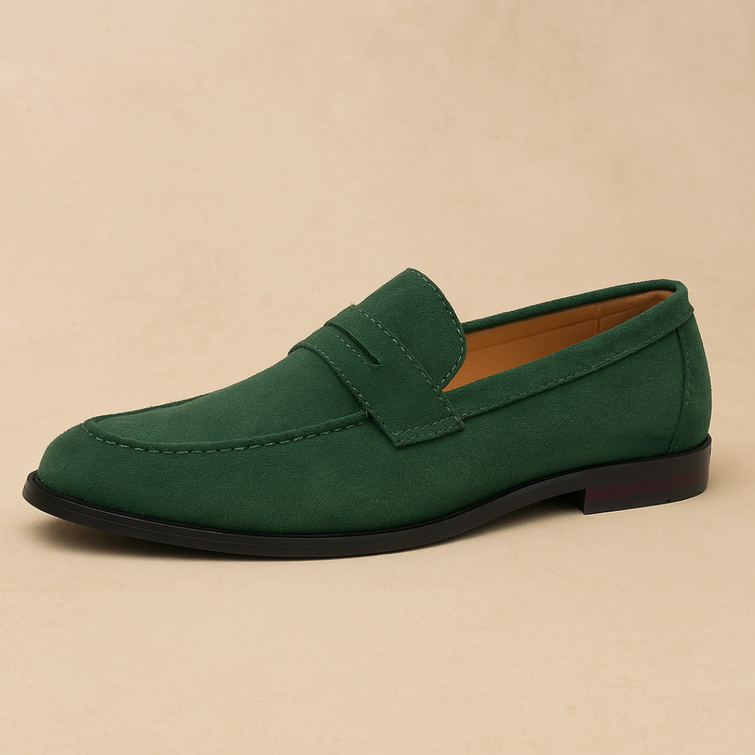 Mocasines de Gamuza con Correa para Hombre