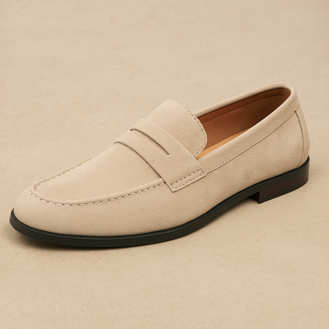 Mocasines de Gamuza con Correa para Hombre