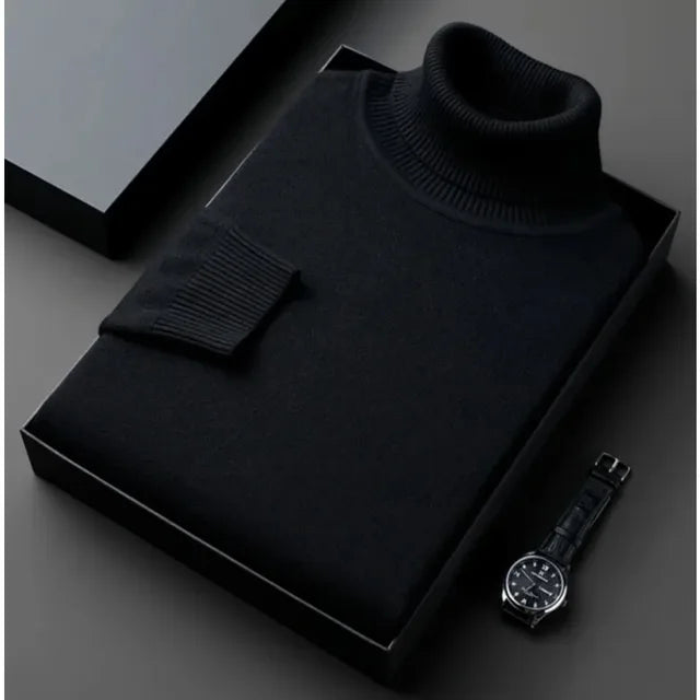 Suéter de Cuello Alto para Hombre