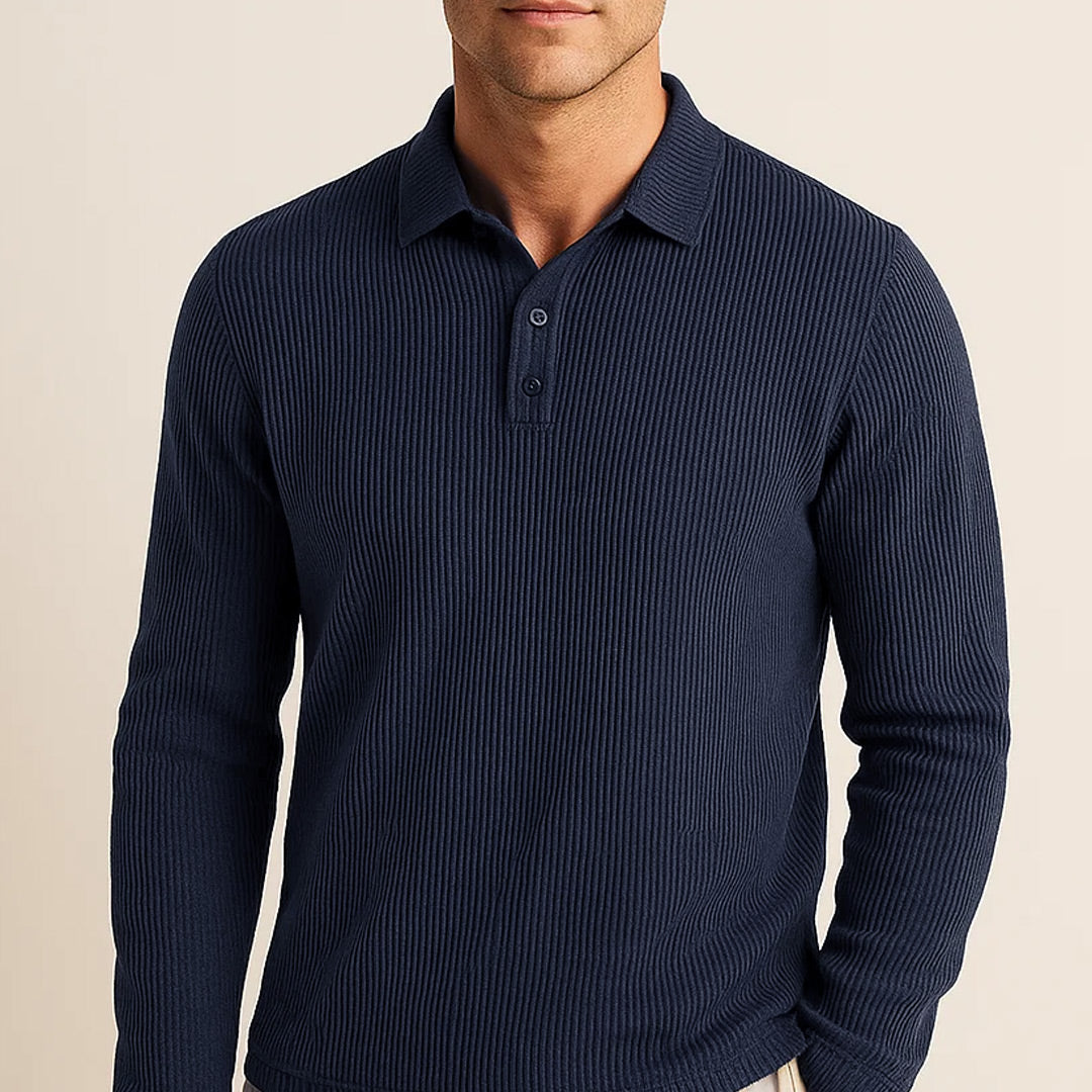 Playera Polo Manga Larga para Hombre