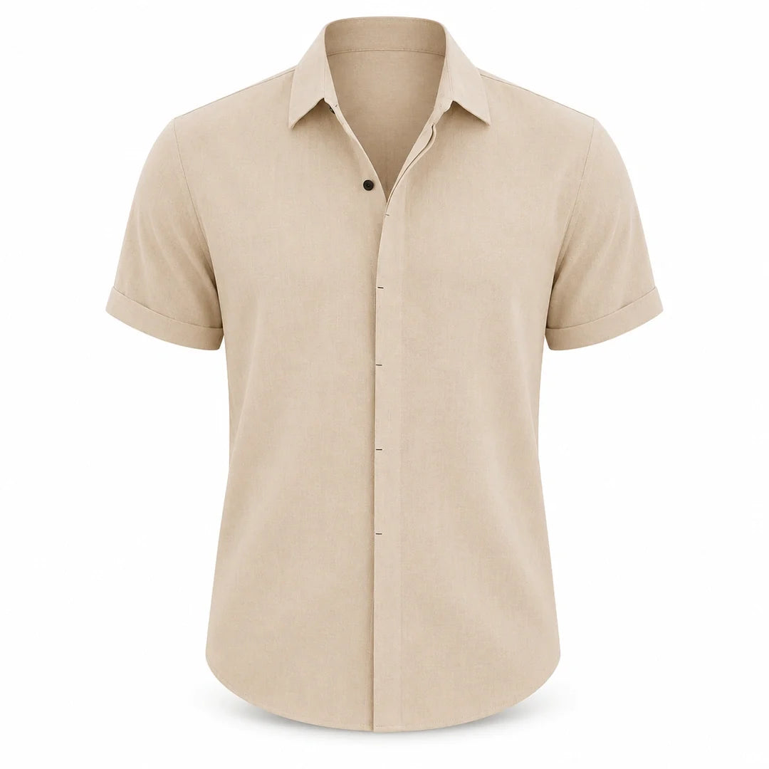 Camisa Manga Corta Relajada de Verano
