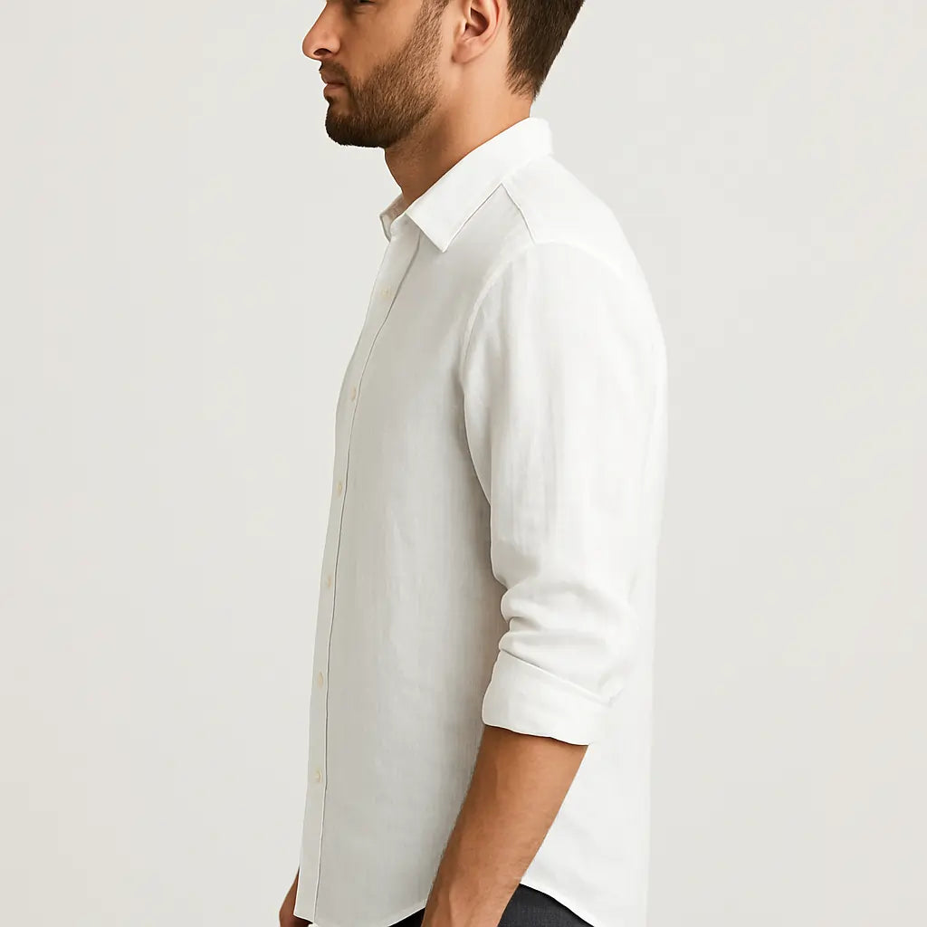 Camisa de Lino Sostenible para Hombre