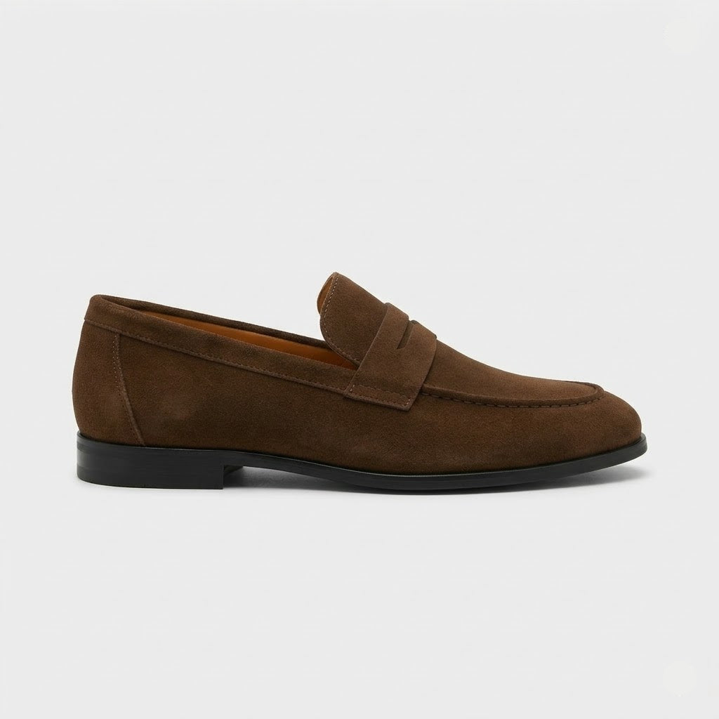 Mocasines de Gamuza con Correa para Hombre