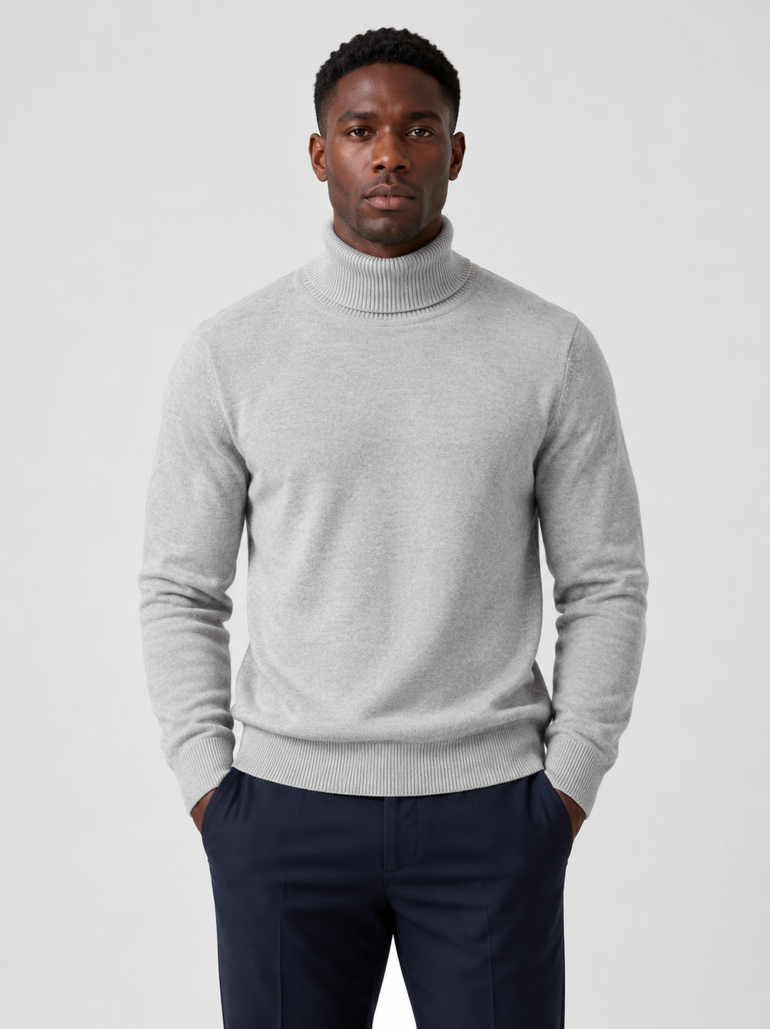 Suéter de Cuello Alto para Hombre