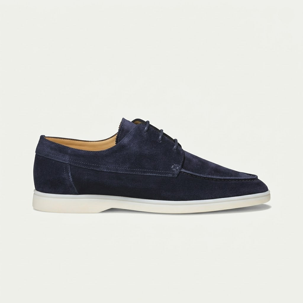 Mocasines de Piel con Suela de Goma para Hombre