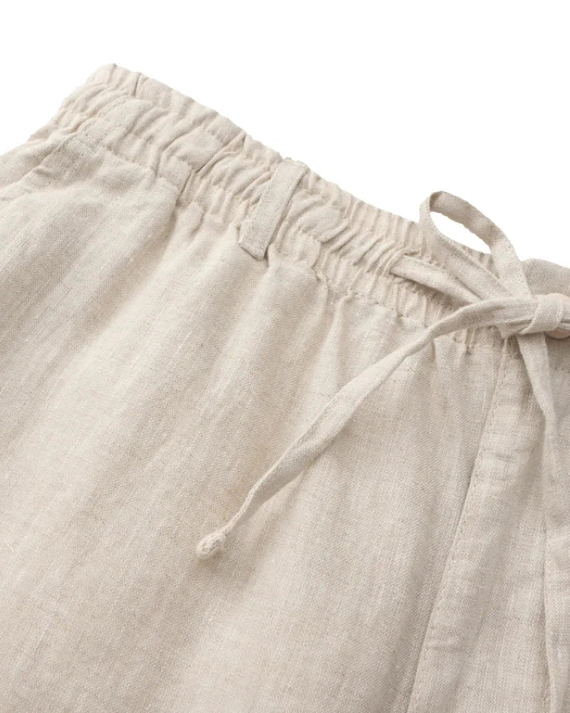 Set de Camisa y Short de Lino para Hombre