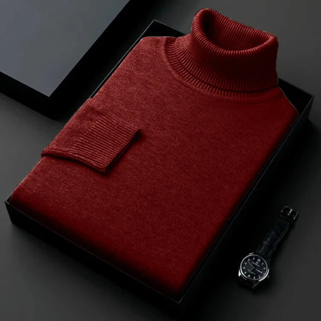 Suéter de Cuello Alto para Hombre