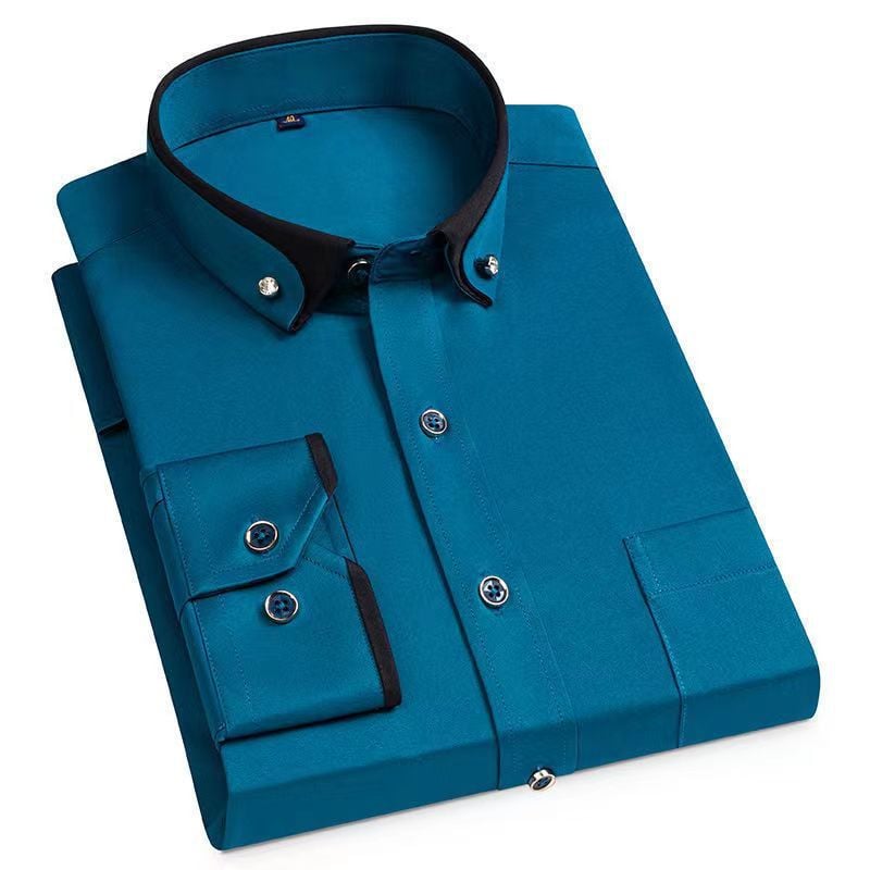 Camisa Clásica de Manga Larga para Hombre