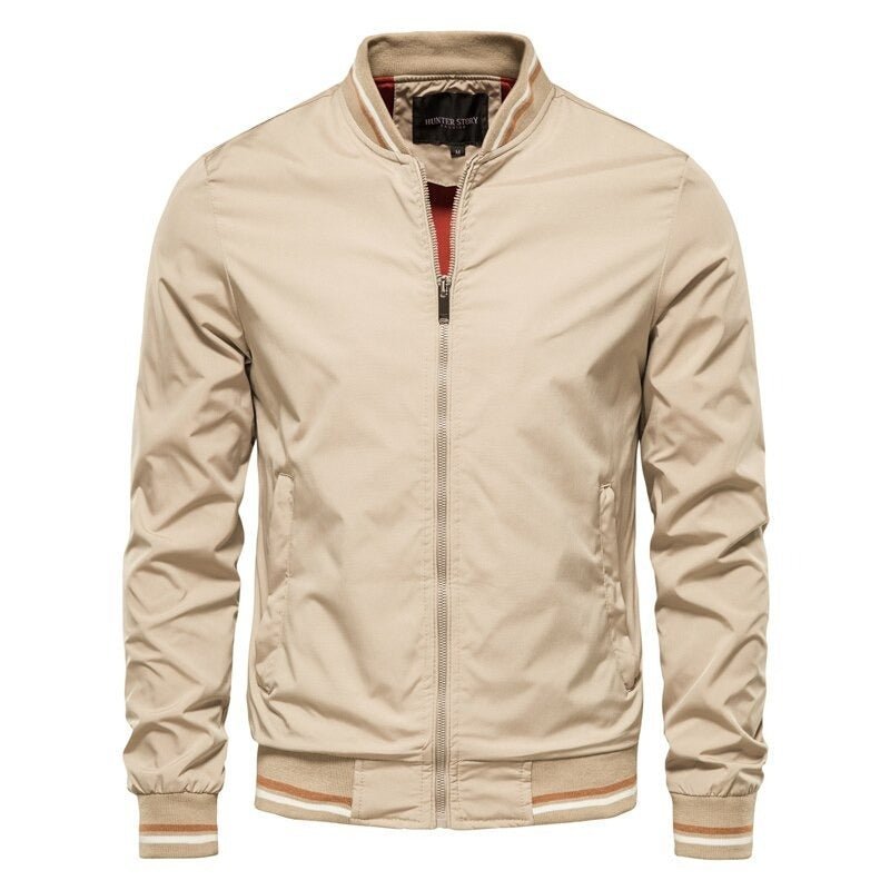 Chamarra Bomber de Gamuza para Hombre