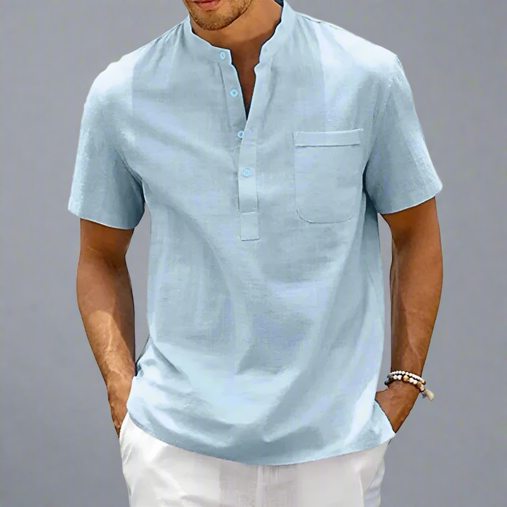 Camisa de Lino 100% para Hombre