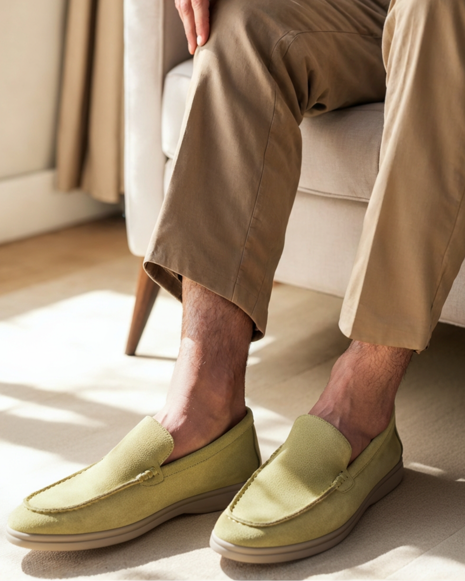 Mocasines Premium de Gamuza para Hombre