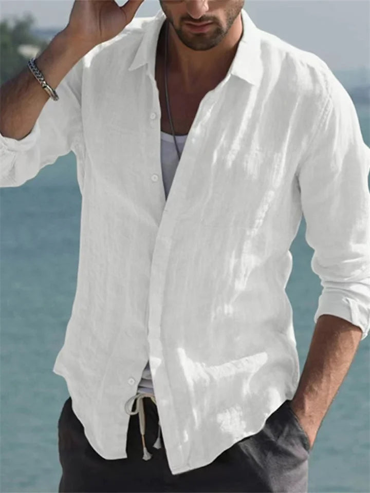 Camisa de Lino Sostenible para Hombre