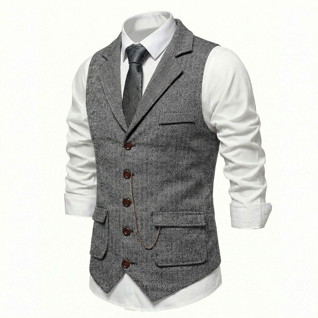 Chaleco de Vestir Elástico para Hombre