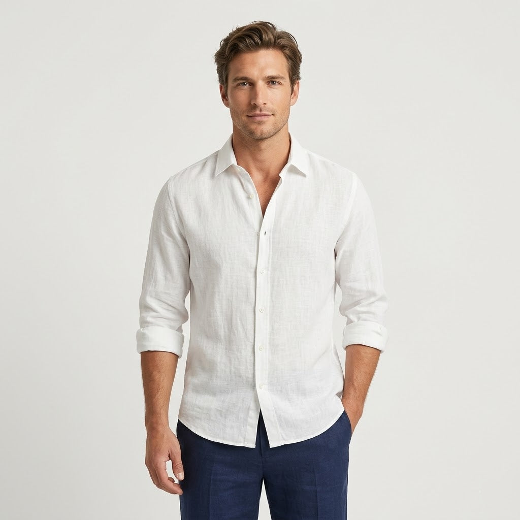 Camisa de Lino Sostenible para Hombre