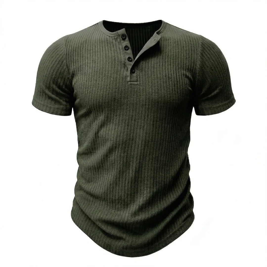 Playera Henley para Hombre