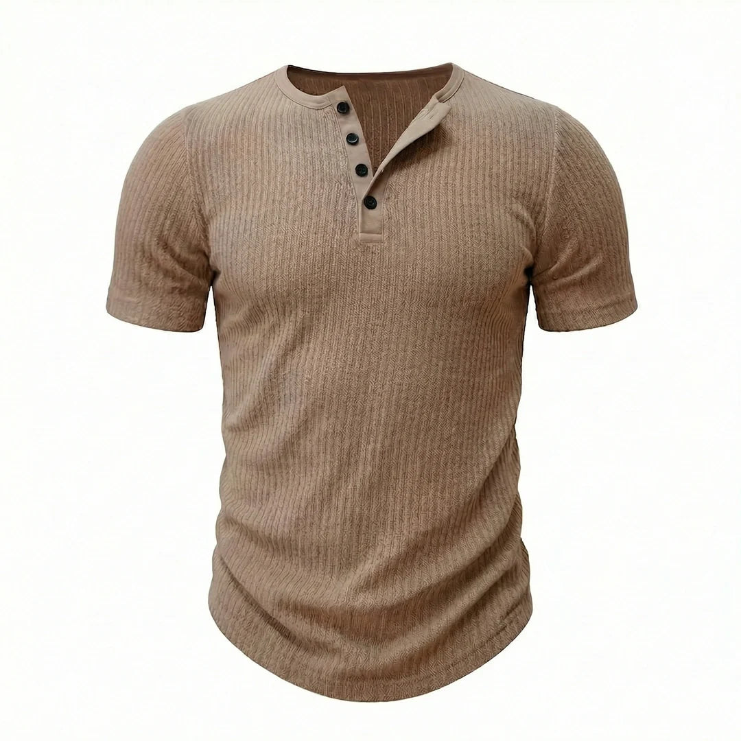 Playera Henley para Hombre