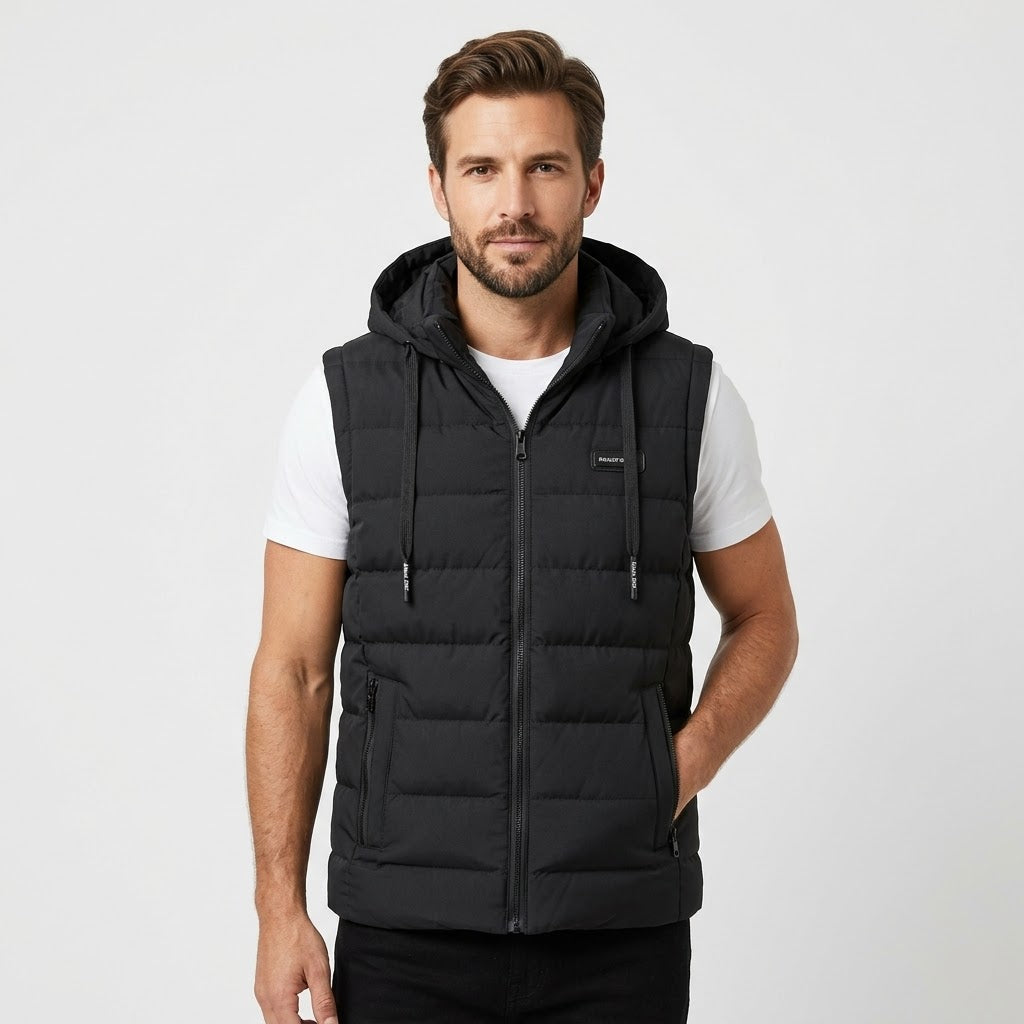 Chaleco con Capucha para Hombre