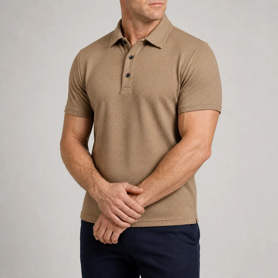 Playera Polo Elástica para Hombre