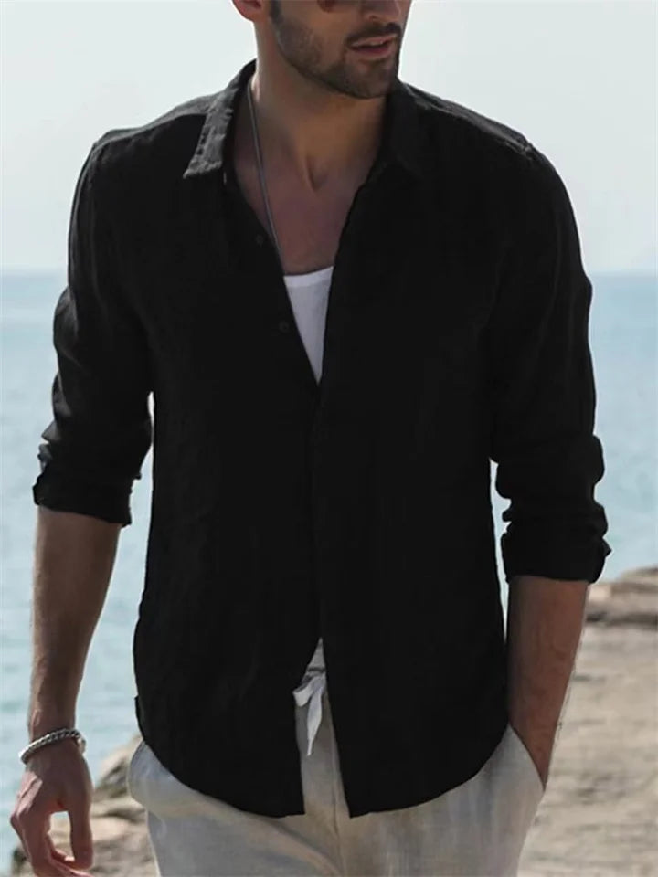 Camisa de Lino Sostenible para Hombre