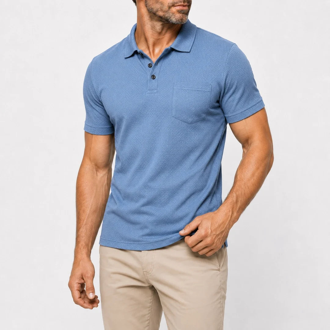 Playera Polo con Bolsillo para Hombre