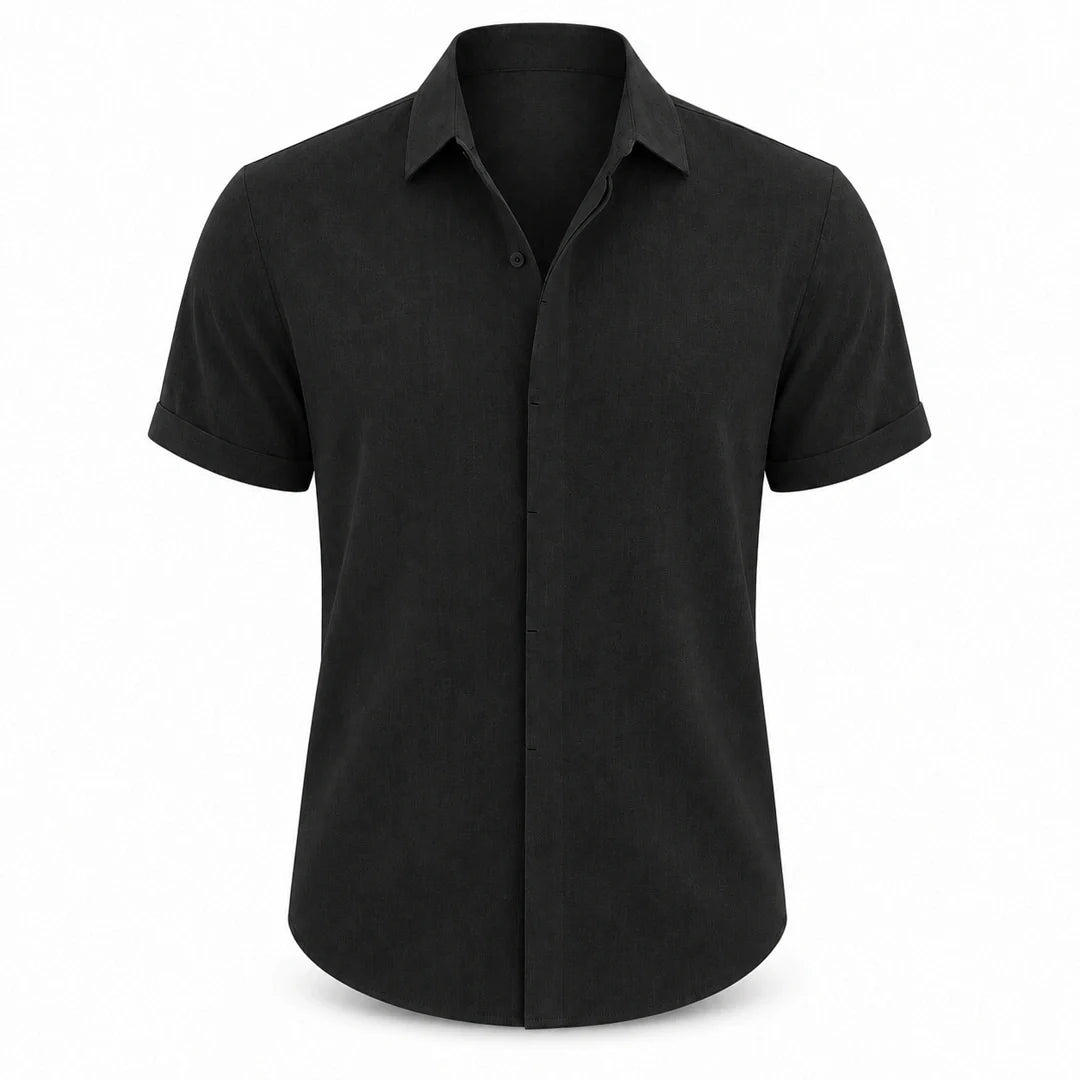 Camisa Manga Corta Relajada de Verano