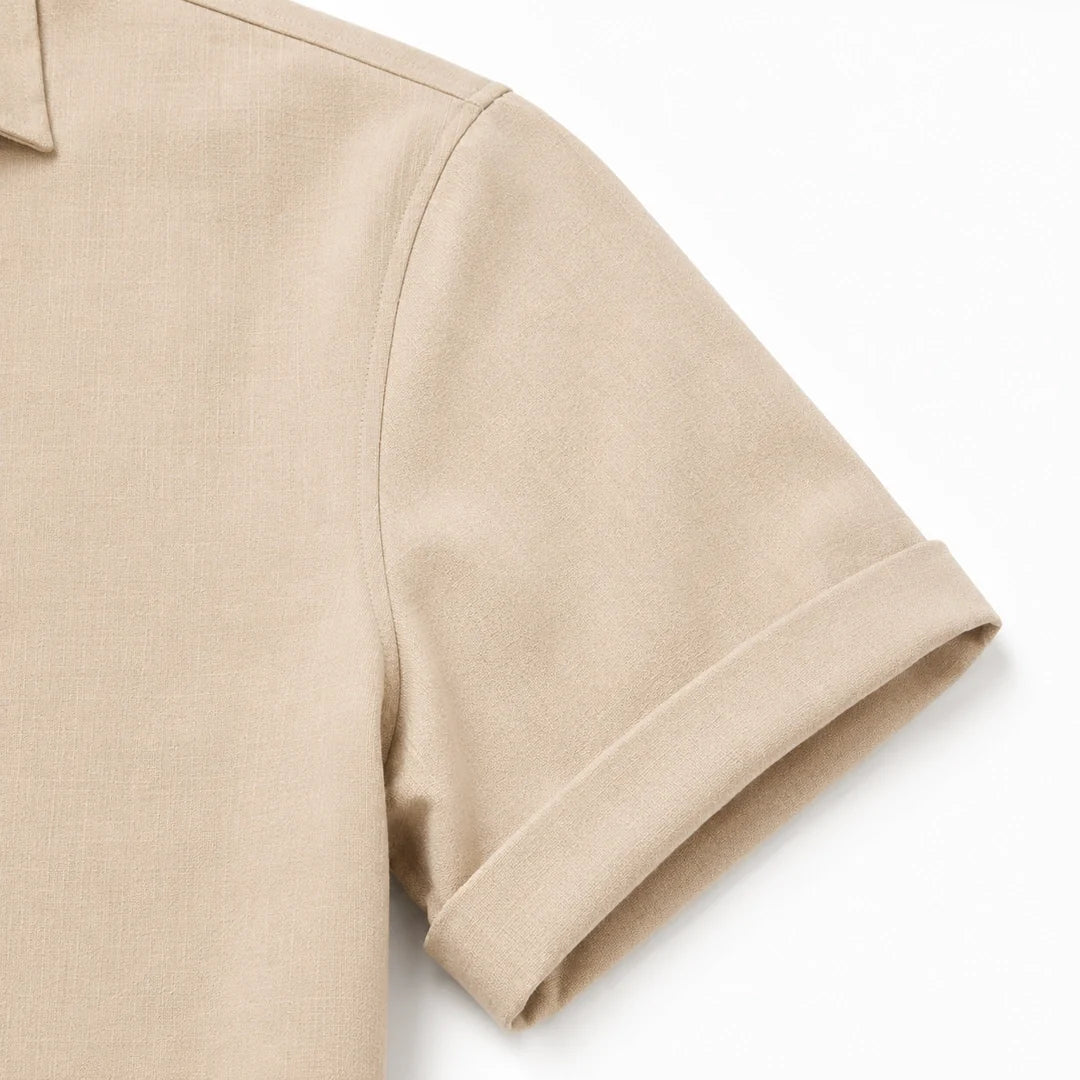 Camisa Manga Corta Relajada de Verano