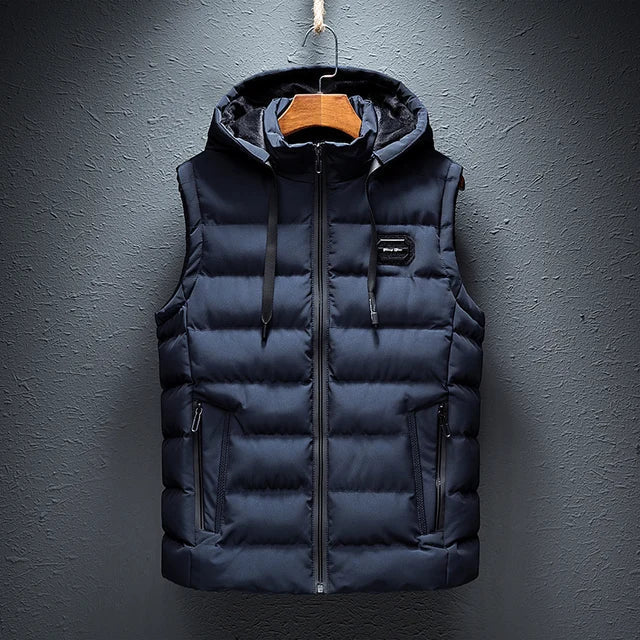 Chaleco con Capucha para Hombre